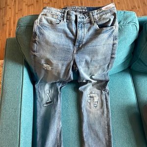 Super Stretch Très Extensible Blue Jeans